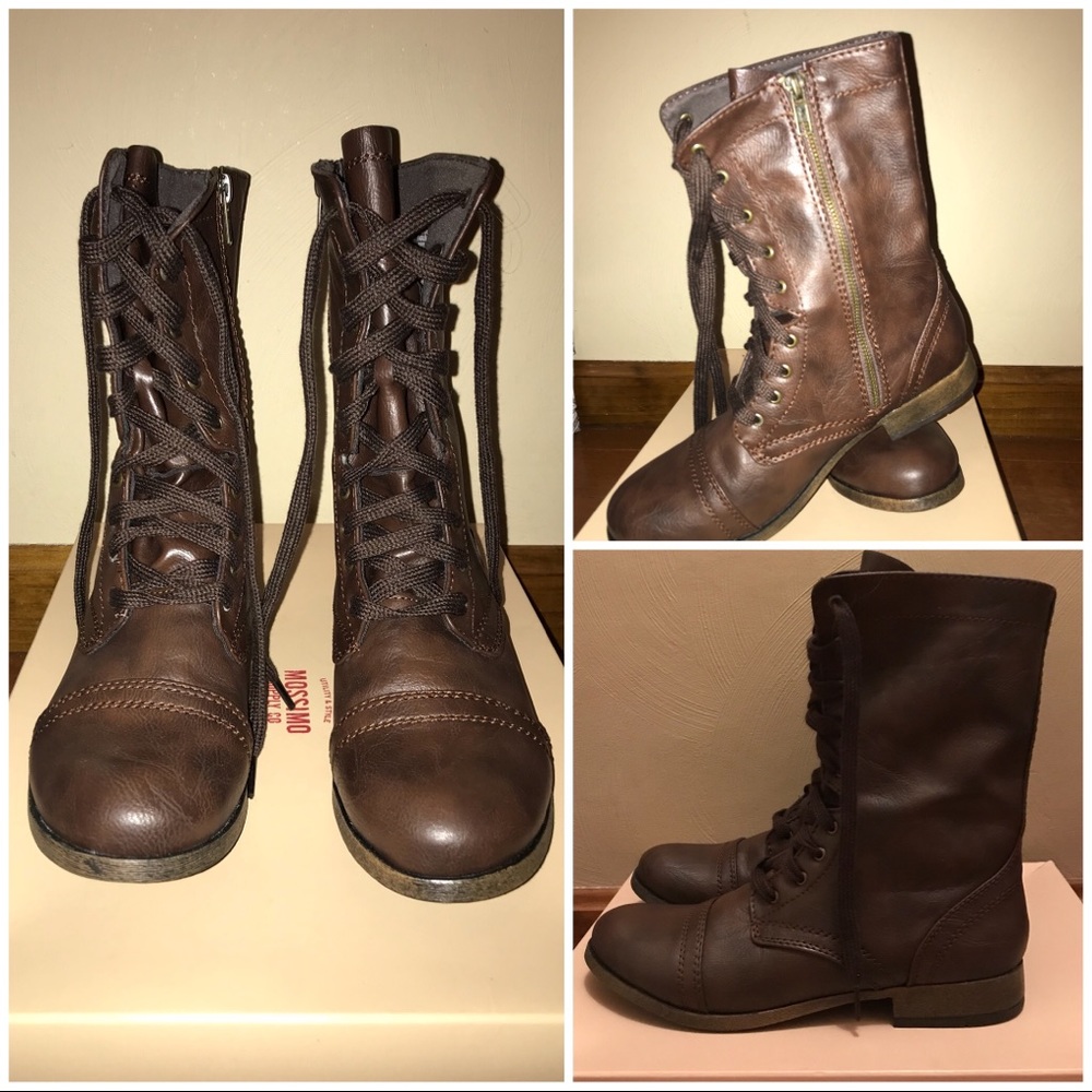 🆕 Mossimo boots - brown/cognac - size 8.5